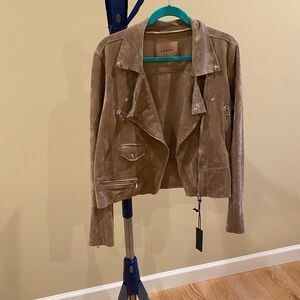 Blank NYC Faux Suede Tan Women's Jacket
